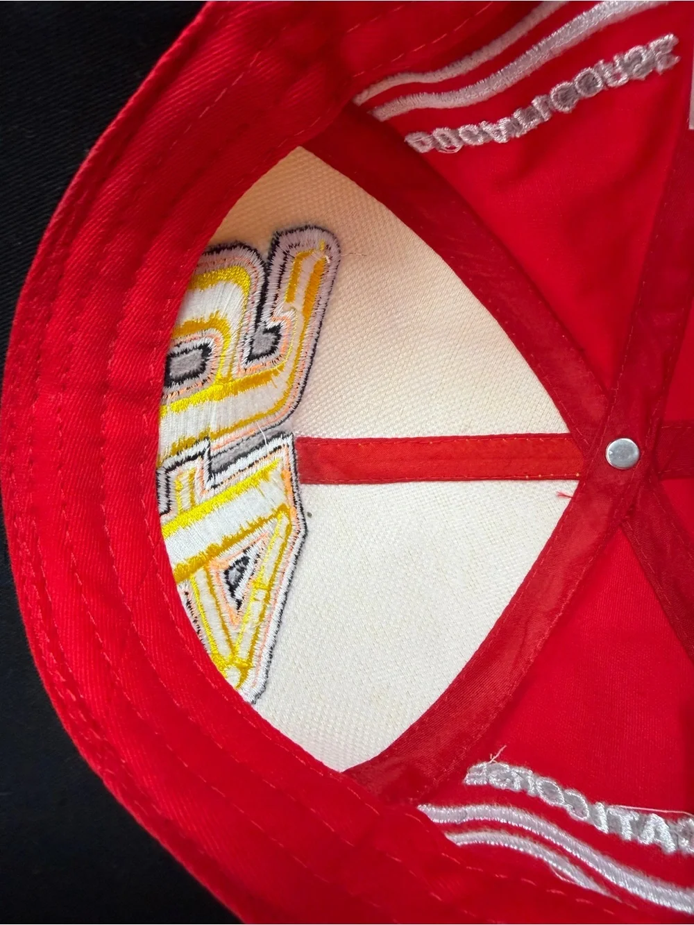Valentino Rossi Red and Yellow VR46 x Ducati Corse The Doctor Moto GP Cap Hat